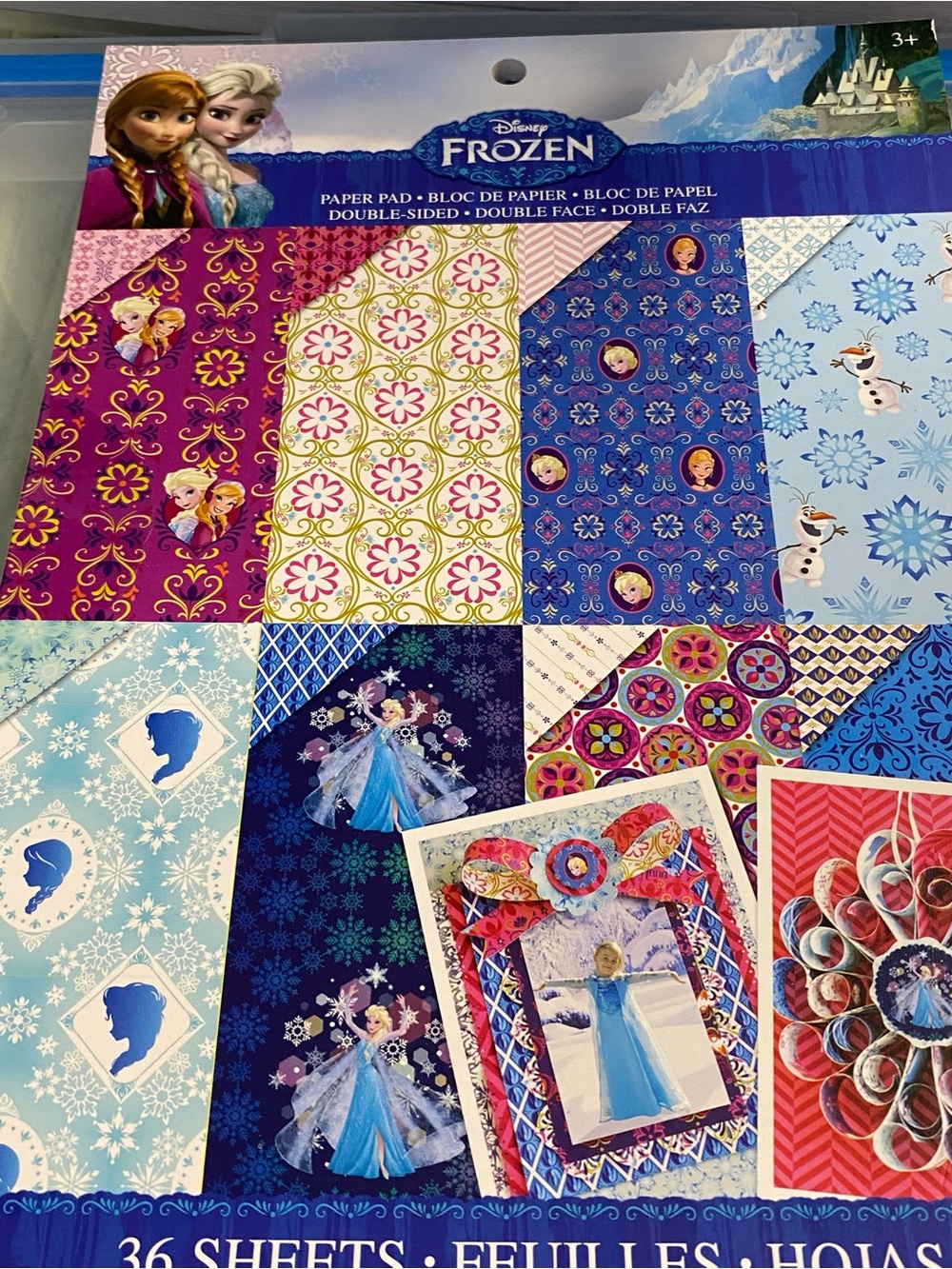 NEW Frozen paperstock Patterned Paper Pad - 36 Sheets